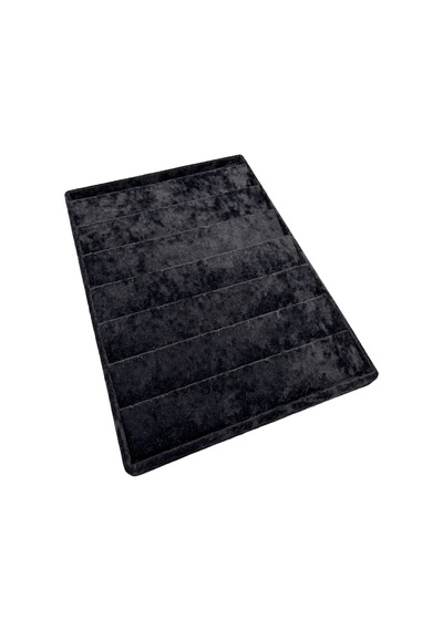 Süet Kumaş Siyah Renk 34/24 Cm Dikine Küpe Standı