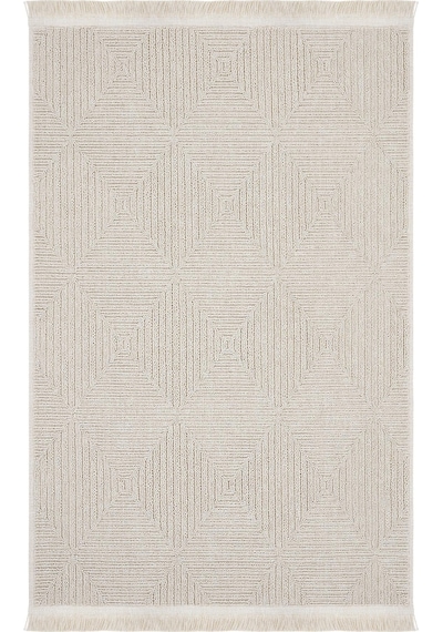 Cool Halı Mirage Bej Kaymaz Taban Yıkanan Mutfak Kilimi Modern Dokuma İnce Yazlık Salon Kilim Halı