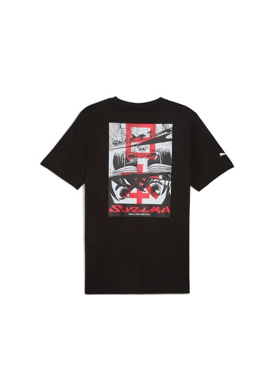 Puma F1 Japan Erkek Siyah Günlük Stil T-shirt 63017501 1637349 SIYAH