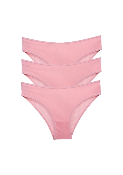 Vanilya Secret Pamuk Külot 3 L'ü Paket Pembe