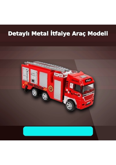 11,5 Cm Die-cast Metal Model Araç - Eco Lounge Serisi - İtfaiye, Tanker Veya Kurtarıcı Seçeneği