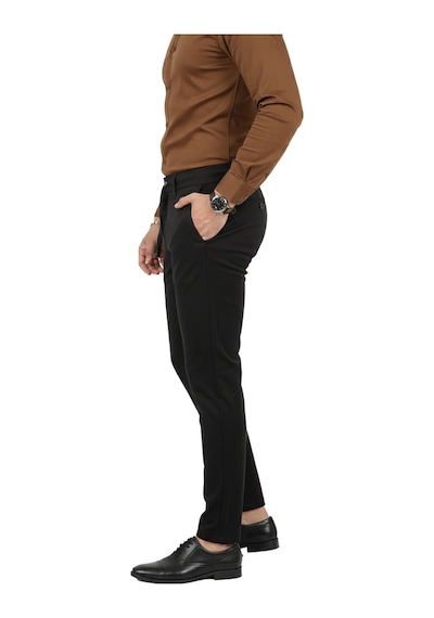 Deepsea Erkek Siyah Likralı Beli Lastikli & İpli Dar Kesim Şık Kumaş Pantolon 2600572 Siyah Deepsea Erkek Siyah Likralı Beli Lastikli & İpli Dar Kesim Şık Kumaş Pantolon 2600572 Siyah