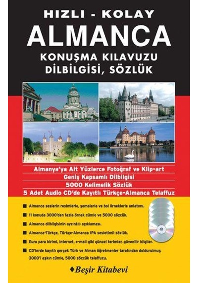 Hızlı-Kolay Almanca Konuşma Kılavuzun DilbilgisiSözlük-Kutulu Set - Metin Yurtbaşı - Beşir Kitabevi
