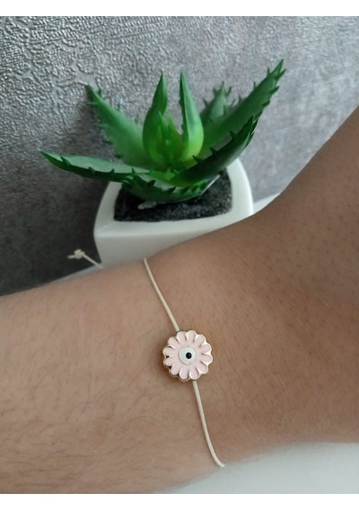 Nle Accessory Pembe Güne Figürlü Bileklik Çok Renkli