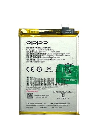 Oppo Reno 7 Pil Batarya Blp893 5g