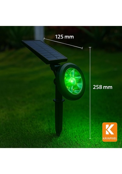 18w Solar Bahçe Aydınlatma Lambası
