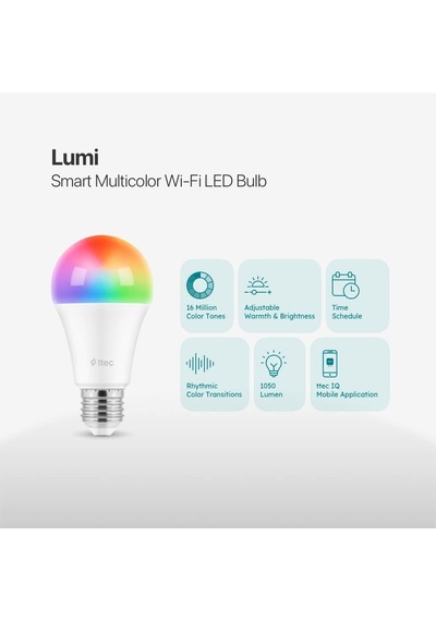 Fıg. Lumi Çok Renkli Led Wi-fi Akıllı Ampul Diğer