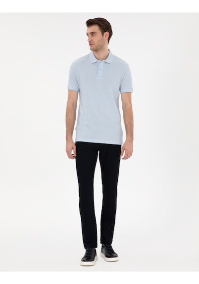 Pierre Cardin Erkek Açık Mavi Tişört Basic 50302561-vr003 Açik Mavi