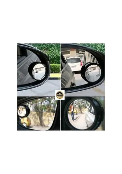 Honda City Sedan 2002-2024 Universal Oto Yuvarlak Kör Nokta Aynası - Mini Yapışma İkili Set