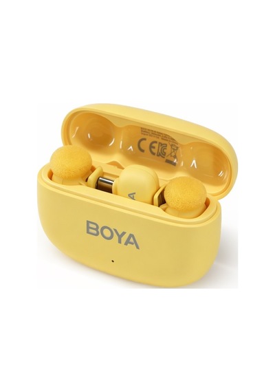Boya Mini 2 Aı Kablosuz Yaka Mikrofonu Type-c Sarı - Sku02y