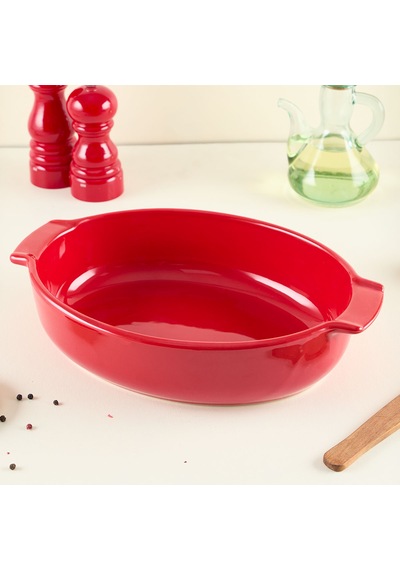 Aryıldız Elissa Oval Fırın Kabı Kırmızı 31 Cm Çok Renkli