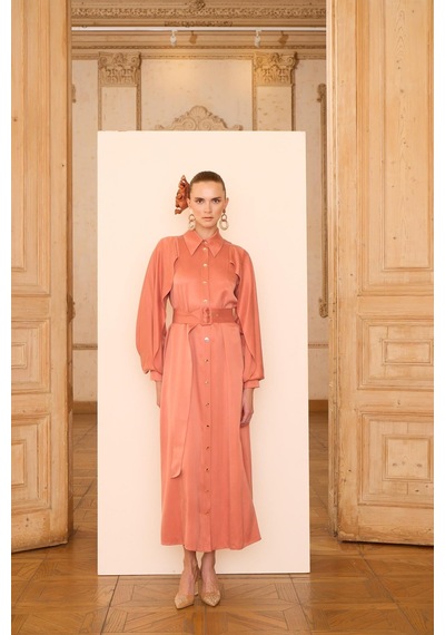 Senna Soleıl Dress Bakır Bakır