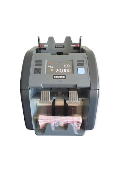 Hitachi I-hunter Ih-110 Fitness İki Katlı, 20 Ülke Kombinasyonlu Karışık Para Sayma Makine