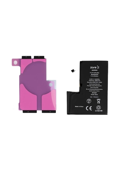 Apple Uyumlu iPhone 12 Pro Max Zore Panter Serisi Batarya