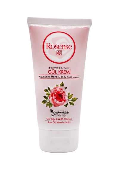 Rosense Besleyici El ve Vücut Gül Kremi 75  ML
