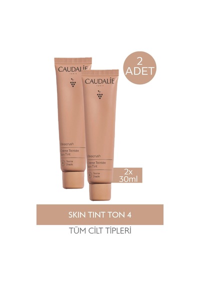 Caudalie Vinocrush Skin Tint Shade 4 - Ton 4 Cream 30 Ml 2 Adet