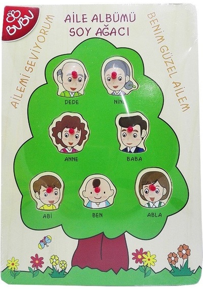 Bu-bu Ahsap Puzzle Aile Soyağacı