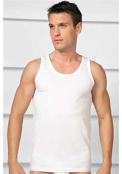 Amora Secret Erkek Pamuklu Askılı Klasik Atlet Gri
