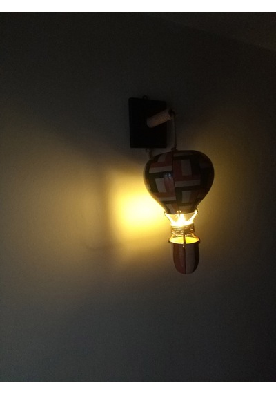 Dekoratif Hediyelik Led Işıklı Pilli Uçan Balon