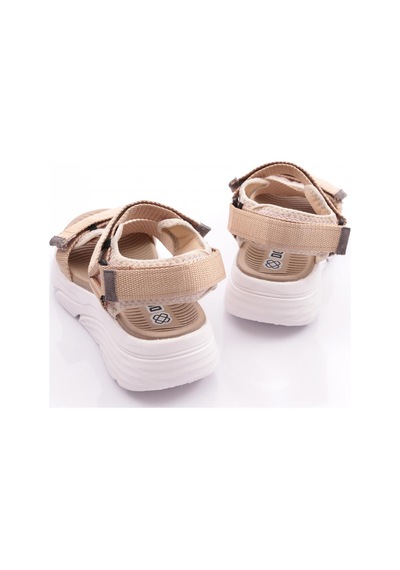 Dgn Ss0001-0178 Kadin Cirtli Sandalet Bej