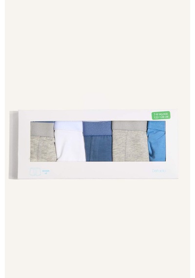 Defacto Penye 5li Boxer Erkek Çocuk H1638a826smın103 İndigo-ın103