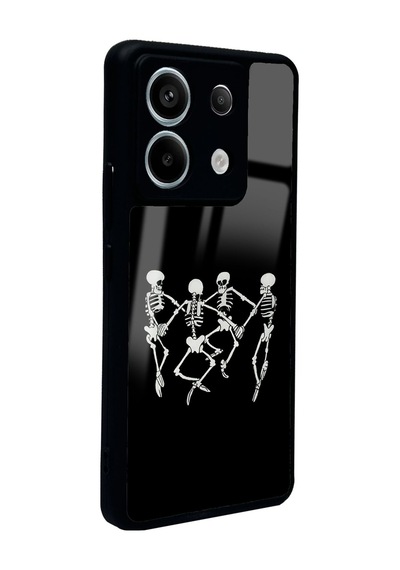 Xiaomi Redmi Note 13 Pro 5g Dancer Skeleton Tasarımlı Glossy Telefon Kılıfı Çok Renkli