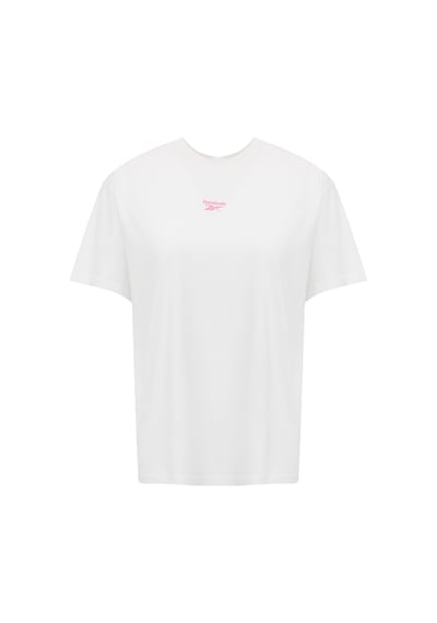 Reebok Bobo Rlx Tee Beyaz Kadın Kısa Kol T-shirt 000000000102483514 Beyaz