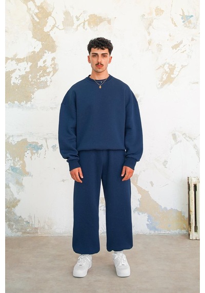 Lacivert Cozy Basic Oversize Sweat Lacivert