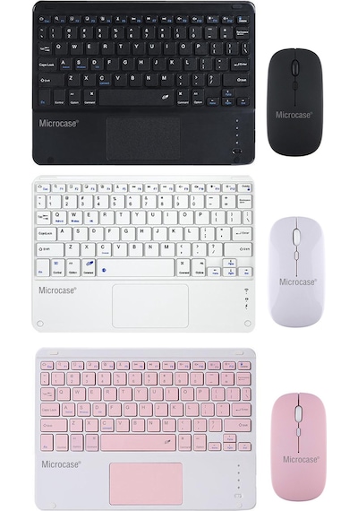Microcase AL3560 Tablet İçinBluetooth Touchpadli Klavye Mouse Set