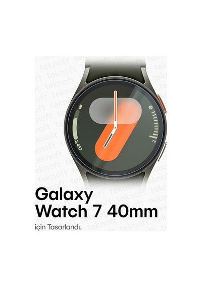 Samsung Galaxy Watch 7 40mm İçin 2'li Paket 2 Adet Kolay Kurulum Otomatik Hizalama Aparatlı Şeffaf 9h Sertliğinde Gerçek Temperli Cam Ekran Koruyucu Galaxy Watch 7 40mm