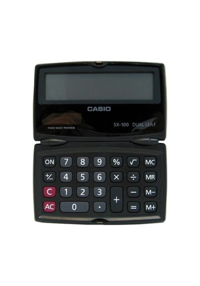 Casıo Sx-100 8 Karekterli Hesap Makinası Siyah