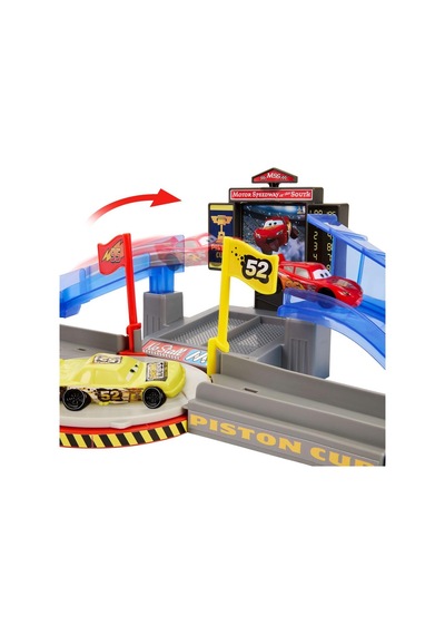 Jhl42 Cars Piston Kupası Akrobasi Hız Pisti Oyun Seti 44 Cats