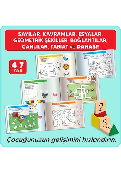 Adeda Gelişimsel Aktivite Seti 4-7 Yaş