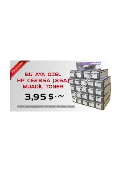 Hp 85A / Ce285A 1.600 Sayfa P1102 1212 Uyumlu Toner 1132 1217