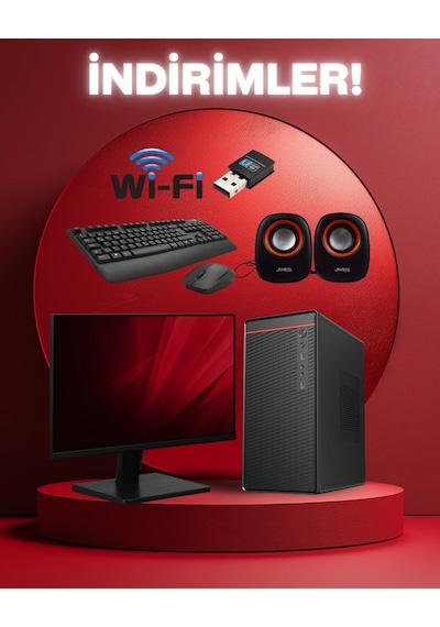 Dagmor 400w Bn2015186 H81 Anakart İntel İ7 4 8gb Ram 120gb Ssd 18.5' Monitör Wifi Kablosuz Set
