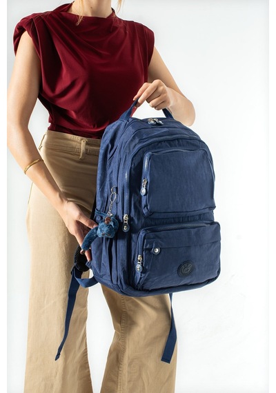 Ultra Hafif Çok Cepli Su Geçirmez Sırt Çantası Unisex Lacivert Model: 571-2h