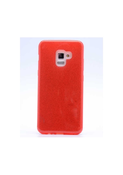 Samsung Uyumlu Galaxy A8 Plus 2018 Kılıf Zore Shining Silikon Mavi