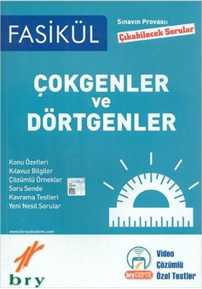 Birey Yayınları Fasikül Geometri Çokgenler ve Dörtgenler 2021-202