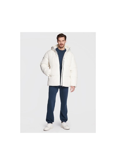 Champion Eco Future Erkek Beyaz Şişme Mont Beyaz Beyaz