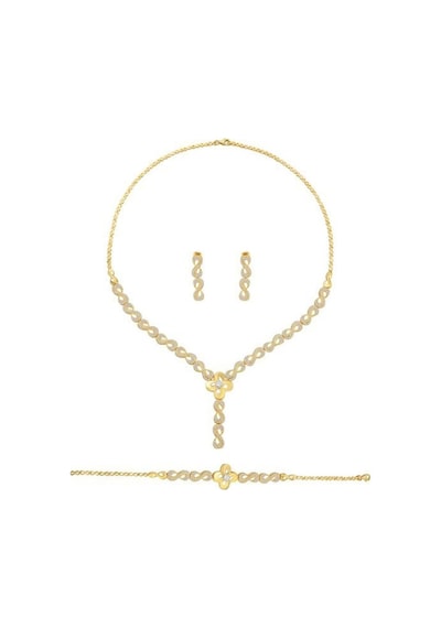 14 Ayar Altın Sonsuzluk Desenli Set 22.00 Gram
