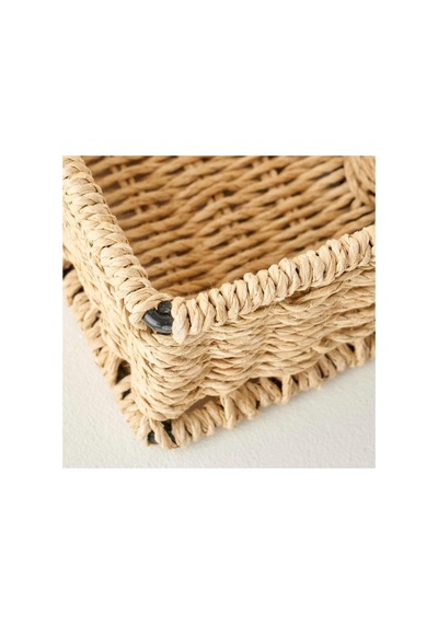 Bella Maison Naturella Çatal Kaşık Tepsisi Naturel 28x34x7 Cm Naturel