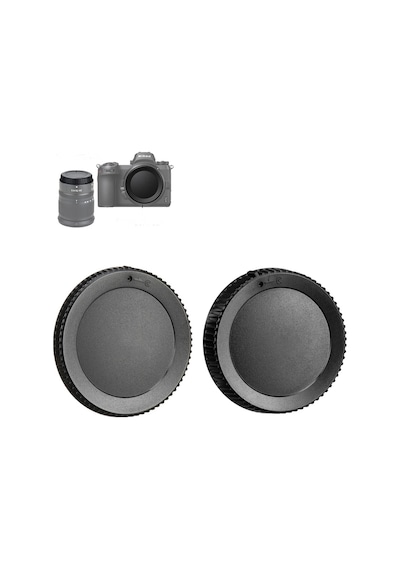 Nikon Z Aynasız Fotograf Makineleri Ve Lensleri İçin Body Ön Ve Lens Arka Kapağı Rear Cap Set