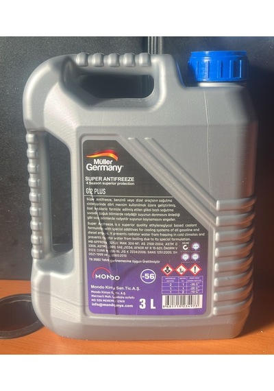Hsgl Müler Germany G12 Plus Antifriz 56 C Mavi 3 Lt Uzun Ömürlü Radyatör Koruyucu Sıvı