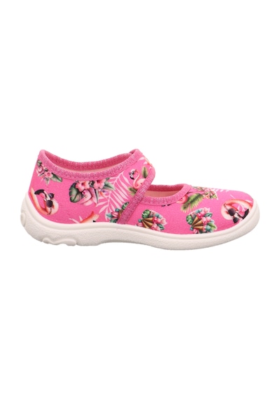 Superfit Belinda Kız Çocuk Ev Kreş Ayakkabısı Flamingo - Pembe 800288-5570 Pembe