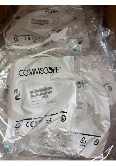 Commscope Mino6a-wh-1m Cat6a U/utp 1mt Patch Cord Co199k2-08m001