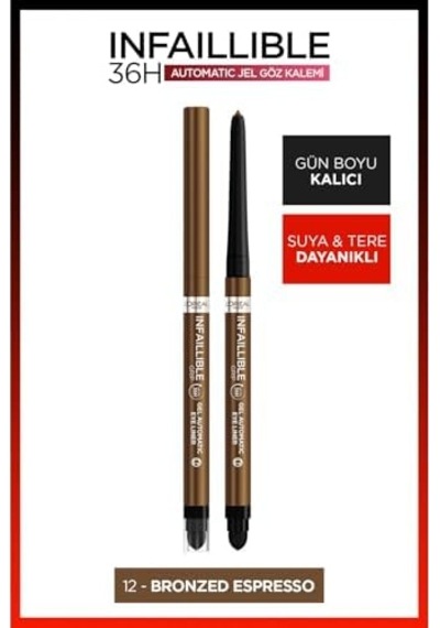 Infaillible Göz Kalemi - 12 Bronzed Espresso 0