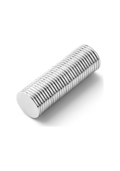 Neodyum Mıknatıs Yuvarlak - Çap 10X1 Mm - 10 Adet Set
