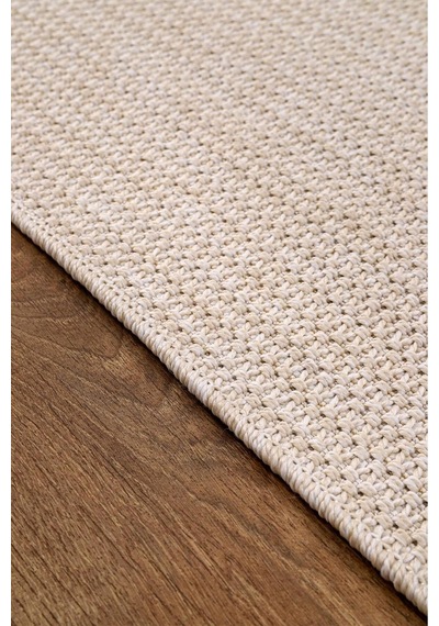 Jüt Kaymaz Taban Yıkanabilir Krem Halı Jüt Kilim Yıkanabilir Örme Krem Sisal Kilim Krem Krem