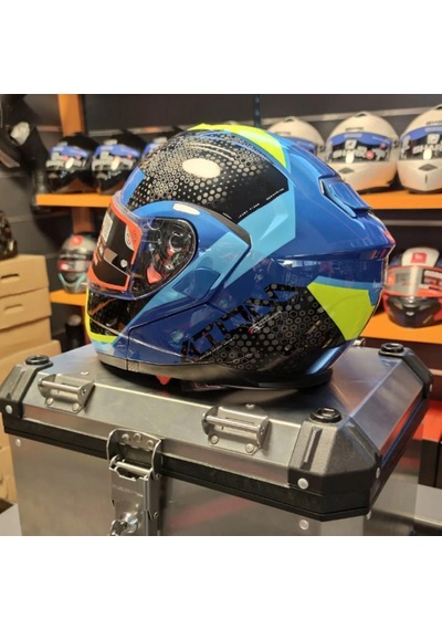 Mt Atom Sv Adventure A7 Çene Açılır Motosiklet Kaskı 65306 Mavi