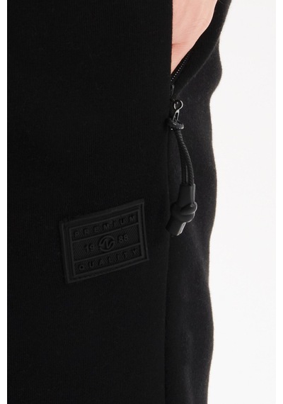 AR-MA Arma Erkek Regular Fit Gizli Fermuarlı Cepli Dar Paça Lastikli Eşofman Altı Pamuk Polyester, 3 İplik Şardonlu K30174681702 Siyah AR-MA Arma Erkek Regular Fit Gizli Fermuarlı Cepli Dar Paça Lastikli Eşofman Altı Pamuk Polyester, 3 İplik Şardonlu K30174681702 Siyah